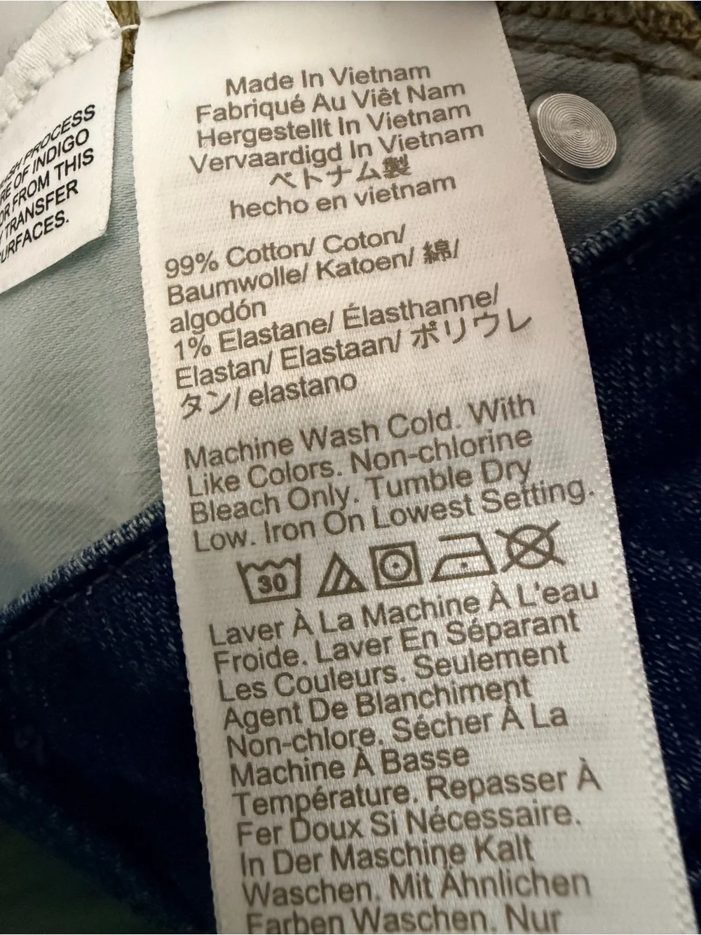 J Crew Low Rise Denim Trouser Jean Size 32 Wide Leg 1996 Semi Stretch CC575